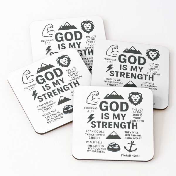 Item preview, God is my Strength designed and sold by ChristCentered.