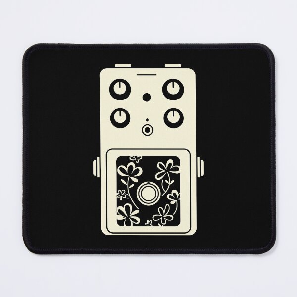 Item preview, Vintage Cream Floral Fuzz Pedal designed and sold by BRU Design.