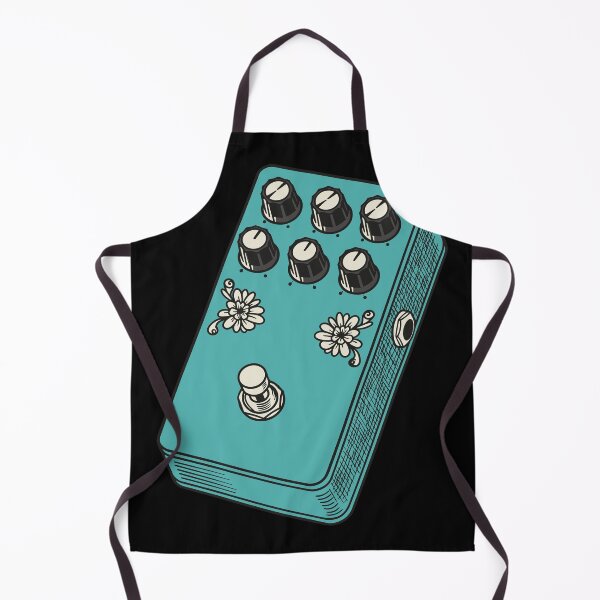 Item preview, Seafoam Green Botanical Distortion Pedal designed and sold by BRU Design.