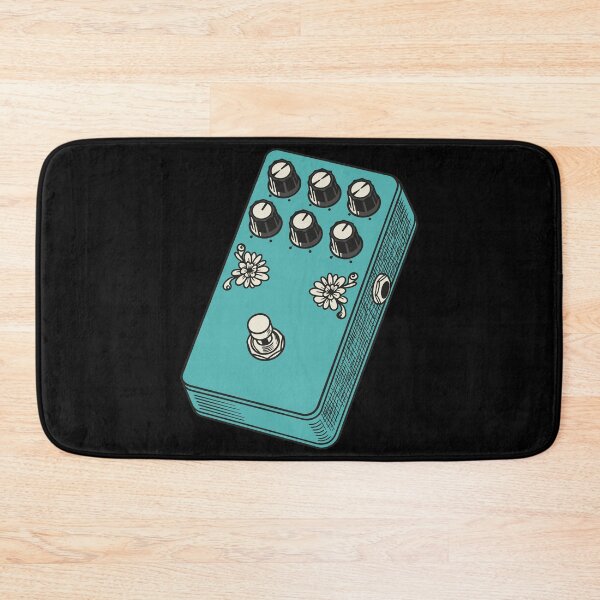 Item preview, Seafoam Green Botanical Distortion Pedal designed and sold by BRU Design.