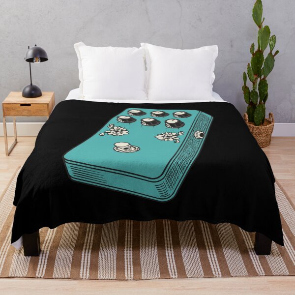 Item preview, Seafoam Green Botanical Distortion Pedal designed and sold by BRU Design.