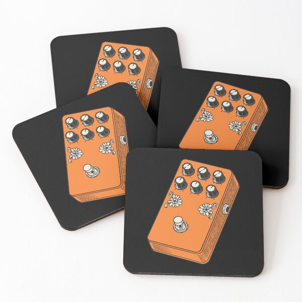 Item preview, Sunset Orange Floral Overdrive Box designed and sold by BRU Design.