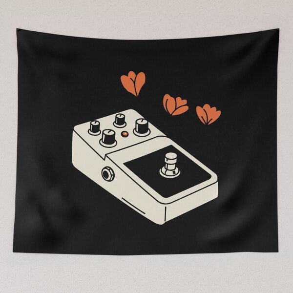 Item preview, Vintage Cream Butterfly Effect Pedal designed and sold by BRU Design.