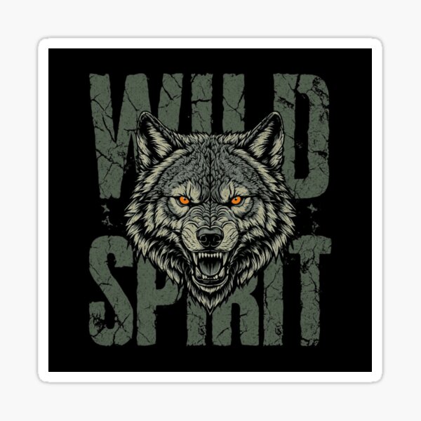 Item preview, Wild Spirit – Fierce Wolf Head Design designed and sold by The-Daily-Drape.