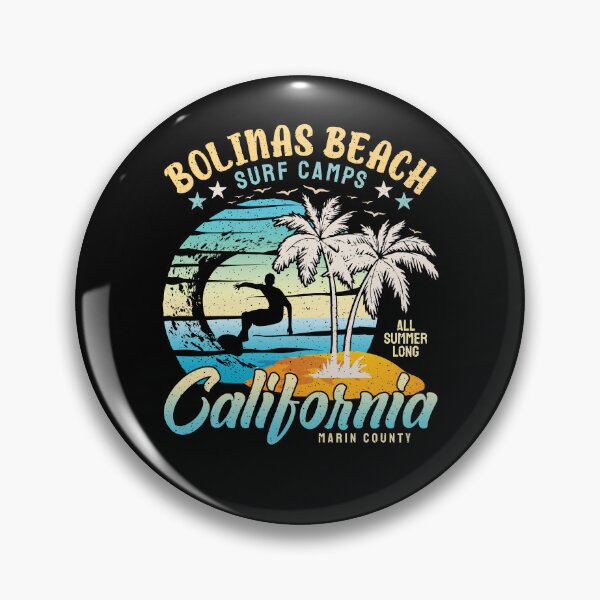 Item preview, Bolinas Beach Surf Camp Surfing Marin County California designed and sold by eclecTEEq.