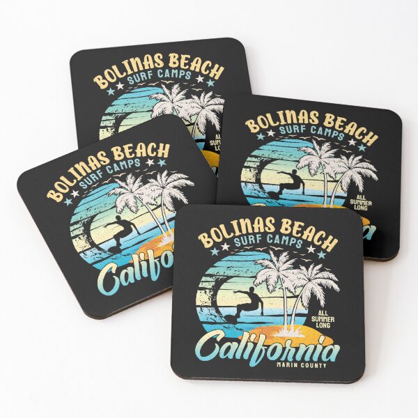Item preview, Bolinas Beach Surf Camp Surfing Marin County California designed and sold by eclecTEEq.