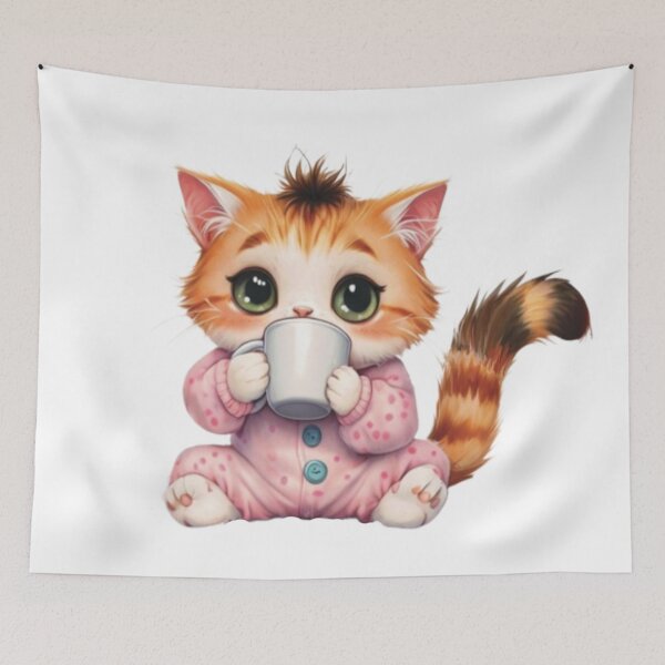 Item preview, Orange tabby kitten designed and sold by Mindful56.