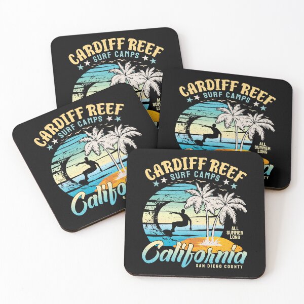 Item preview, Cardiff Reef Surf Camp Surfing Encinitas San Diego California designed and sold by eclecTEEq.
