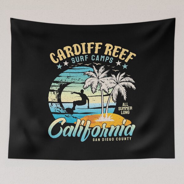 Item preview, Cardiff Reef Surf Camp Surfing Encinitas San Diego California designed and sold by eclecTEEq.