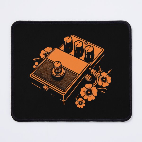 Item preview, Sunset Orange Wildflower Fuzz Box designed and sold by BRU Design.