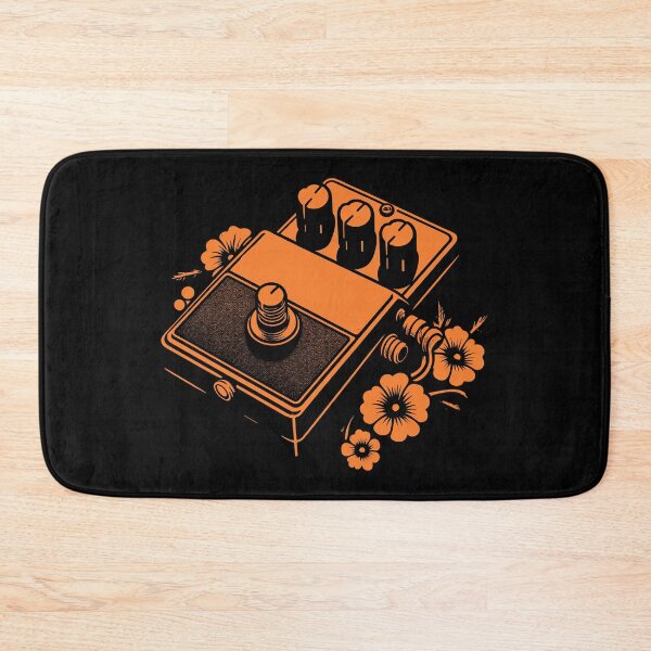 Item preview, Sunset Orange Wildflower Fuzz Box designed and sold by BRU Design.