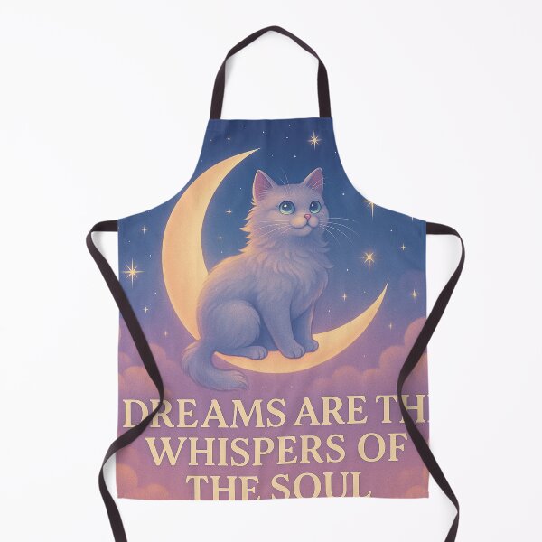 Item preview, Moon Cat – Dreams Are the Whispers of the Soul designed and sold by Neovibe Print.
