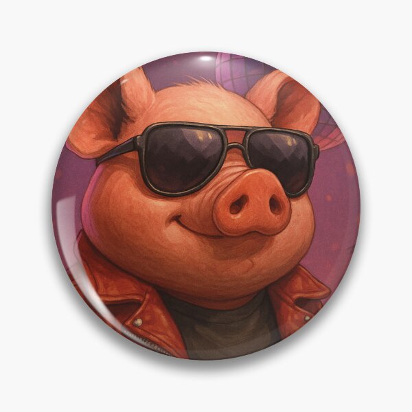 Artikelvorschau, Cooles Schwein tanzt in der Disco entworfen und verkauft von Mauswohn.