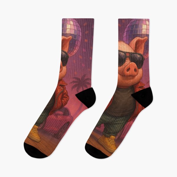 Item preview, Cool pig dancing in the disco designed and sold by Mauswohn.