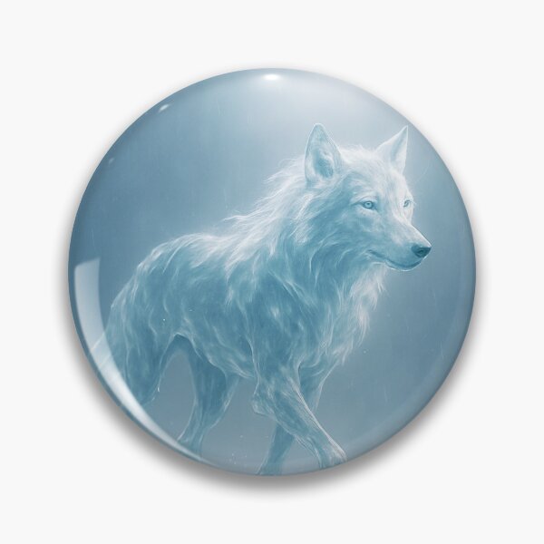 Item preview, The Ice Wolf Walking on Water designed and sold by RinWinArts.