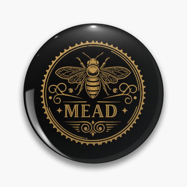 Item preview, Artisan Mead Brewery Steampunk Badge designed and sold by BRU Design.