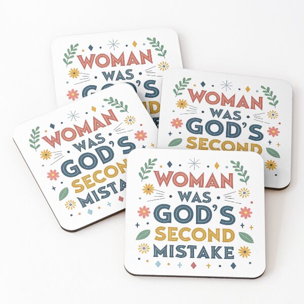 Item preview, Woman was god's second mistake designed and sold by nimmitrends.