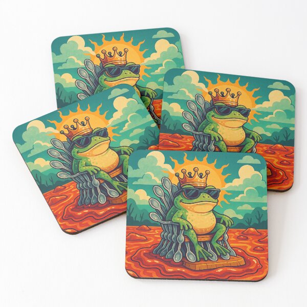 Item preview, Regal Frog – King of Spoons designed and sold by SpectrumCreations.