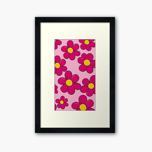 Item preview, A large bright pink flower pattern designed and sold by Love Earth Designs.