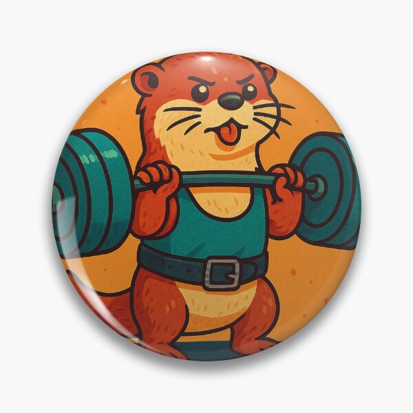 Item preview, Strong Otter – Gym Beast Mode designed and sold by SpectrumCreations.