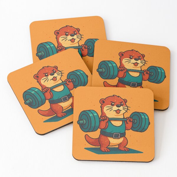 Item preview, Strong Otter – Gym Beast Mode designed and sold by SpectrumCreations.