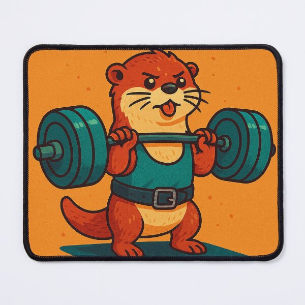 Item preview, Strong Otter – Gym Beast Mode designed and sold by SpectrumCreations.