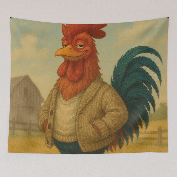 Item preview, Rooster on the dung heap designed and sold by Mauswohn.