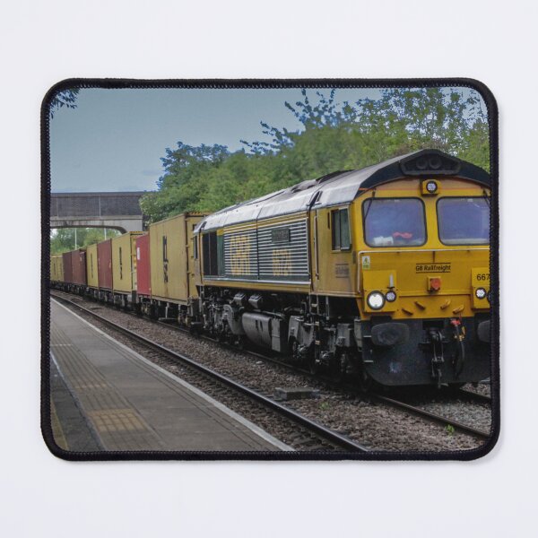 Item preview, GB Railfreight Class 66 No. 66724 at South Wigston Station designed and sold by philpace.