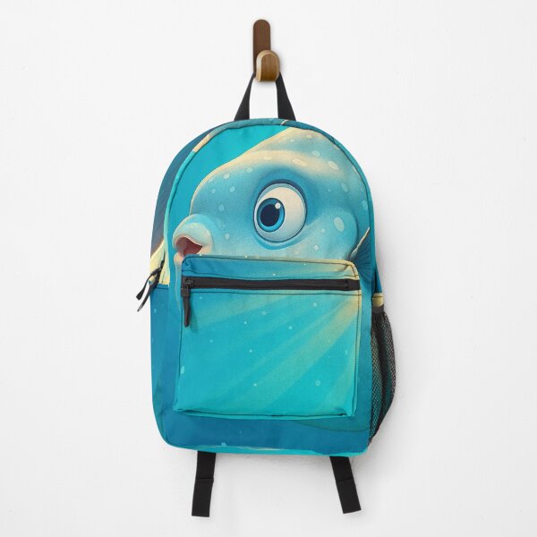 Item preview, Cute Cartoon Sunfish Illustration, Happy Ocean Mola Mola Character Art designed and sold by lapart.