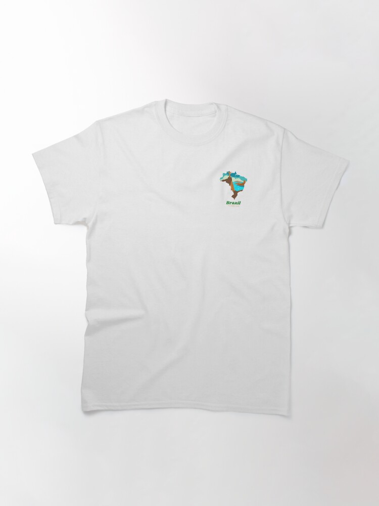 Thumbnail 3 of 7, Classic T-Shirt, Brazil – The Solar Land designed and sold by SolarEnergyWise.