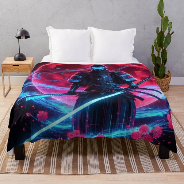Item preview, Cyber Samurai Under the Blood Moon designed and sold by aipichub.