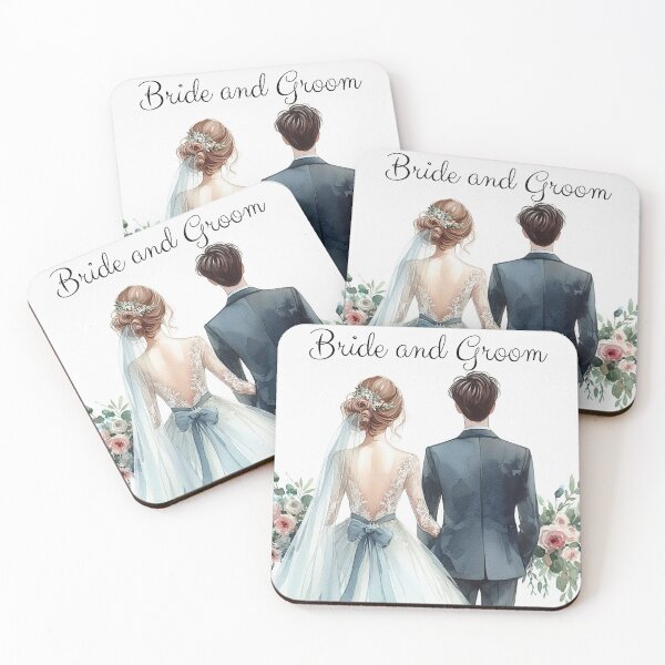 Item preview, Bride and Groom- Elegant Invitation designed and sold by Emilyprintart.