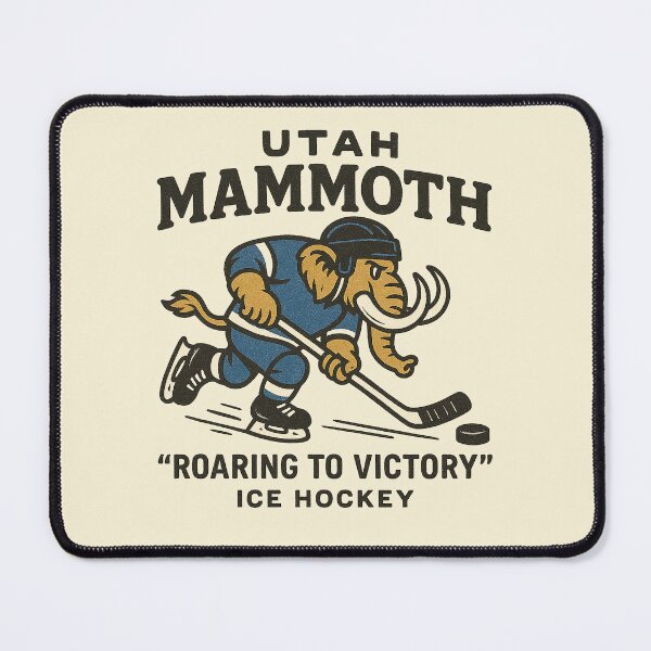 Item preview, Utah Mammoth: "Roaring to Victory" Ice Hockey designed and sold by zzz888.