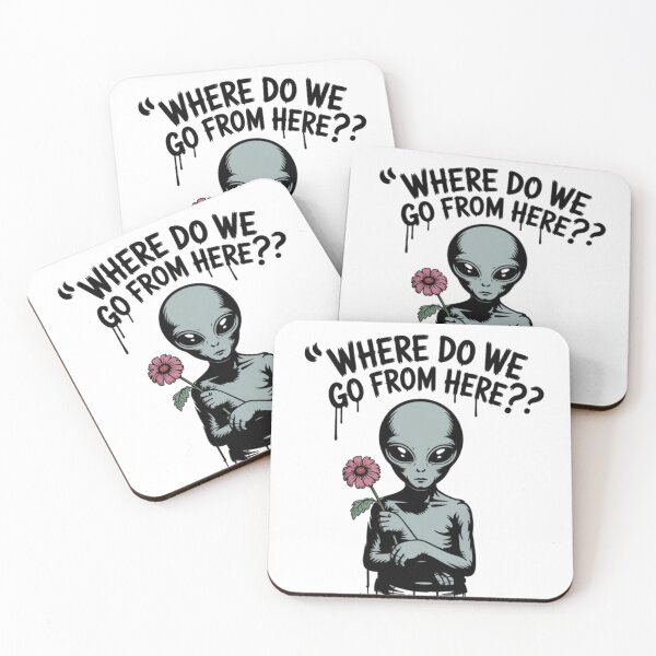 Item preview, Banksy Alien - Where do we go from here? designed and sold by 123ks.