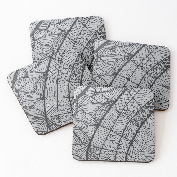 Item preview, Curved lines straight with flowy designs designed and sold by Enbabstract.