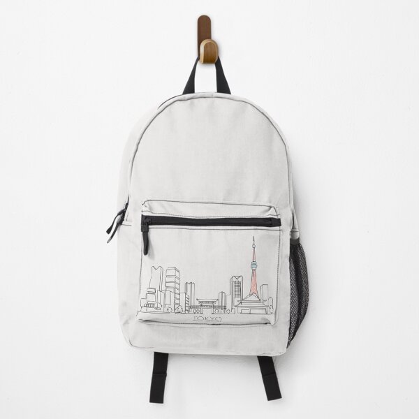 Item preview, Urban Landscape TOKYO - Simple line Art designed and sold by store-wasabi.