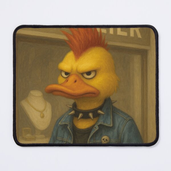 Item preview, cool punk, funny duck designed and sold by Mauswohn.