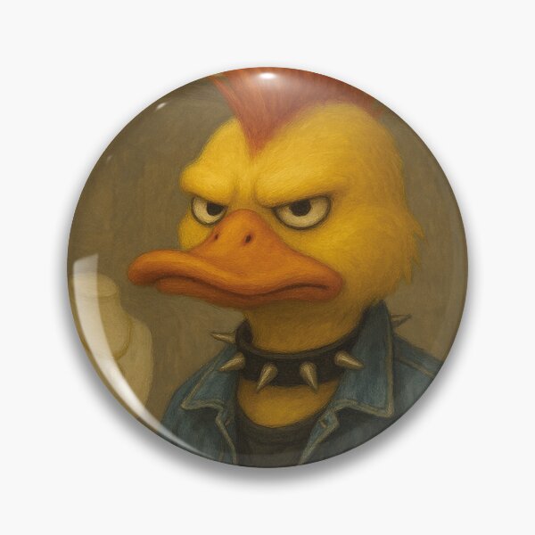 Item preview, cool punk, funny duck designed and sold by Mauswohn.