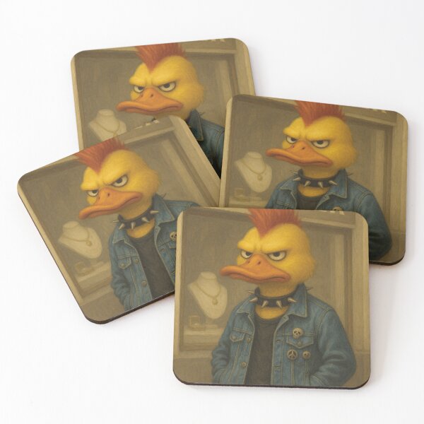 Item preview, cool punk, funny duck designed and sold by Mauswohn.