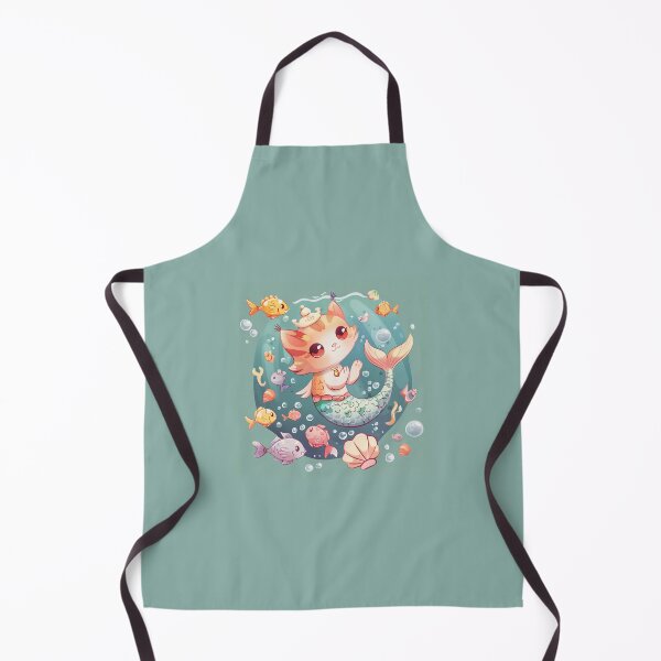 Item preview, The Cutest Mermaid Cat designed and sold by Line-Creations.