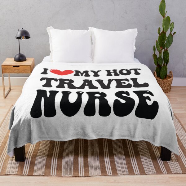 Item preview, I Love My Hot Travel Nurse Wife I Heart My Girlfriend heart of Valentine's Day designed and sold by CoolCreative.