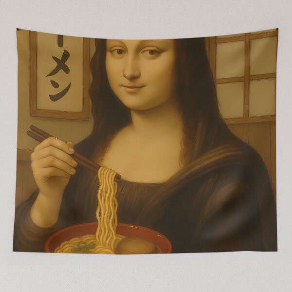 Item preview, Mona Ramen Da Vinci Meets Japanese Noodles designed and sold by mildaclairmo.