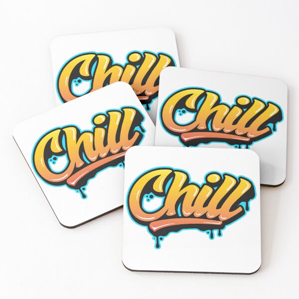 Item preview, Chill Graffiti Font Sticker – Relaxed Aesthetic designed and sold by PigpanStickerrr.