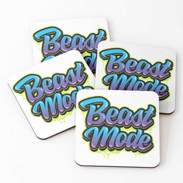 Item preview,  Beast Mode Sticker – Power Unleashed designed and sold by PigpanStickerrr.