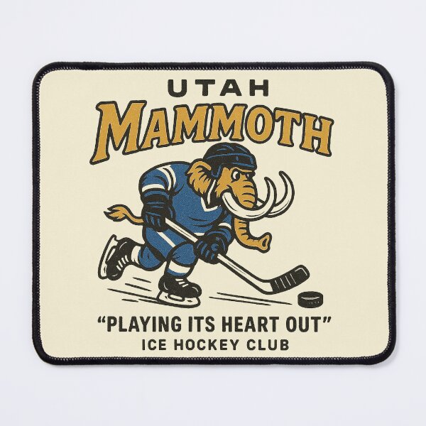Item preview, Utah Mammoth: Playing Its Heart Out Ice Hockey Club designed and sold by zzz888.