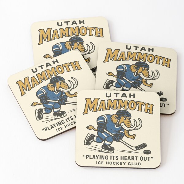 Item preview, Utah Mammoth: Playing Its Heart Out Ice Hockey Club designed and sold by zzz888.