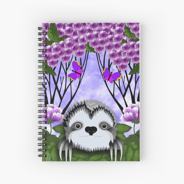 Erin’s Sloth Spiral Notebook