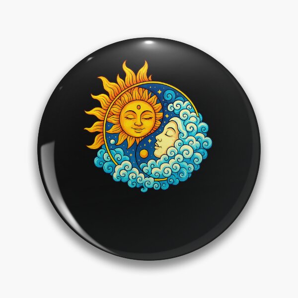 Item preview, Astronomy Yin Yang with Stars and Planets designed and sold by facegm.