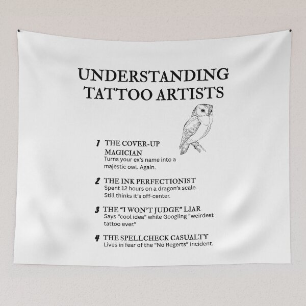 Item preview, Understanding Tattoo Artists – Funny Ink Life Definitions designed and sold by PsyFlow35.