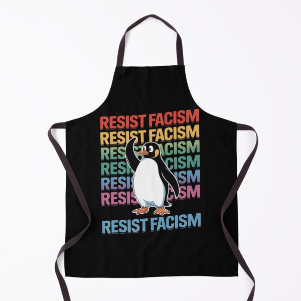 Item preview, Resist Facism Penguin Protest Message designed and sold by MAKOPOKOShop.
